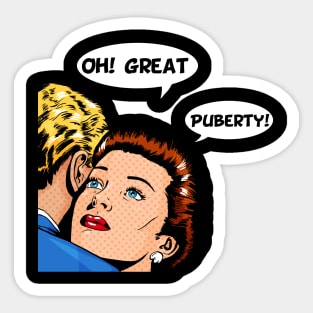 OhGreatPuberty Sticker